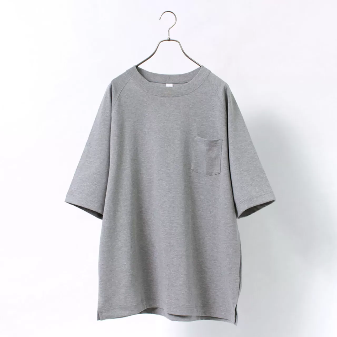 MOC T Short Sleeves>Tough Jersey Oversize Raglan T-Shirt Heathergrey