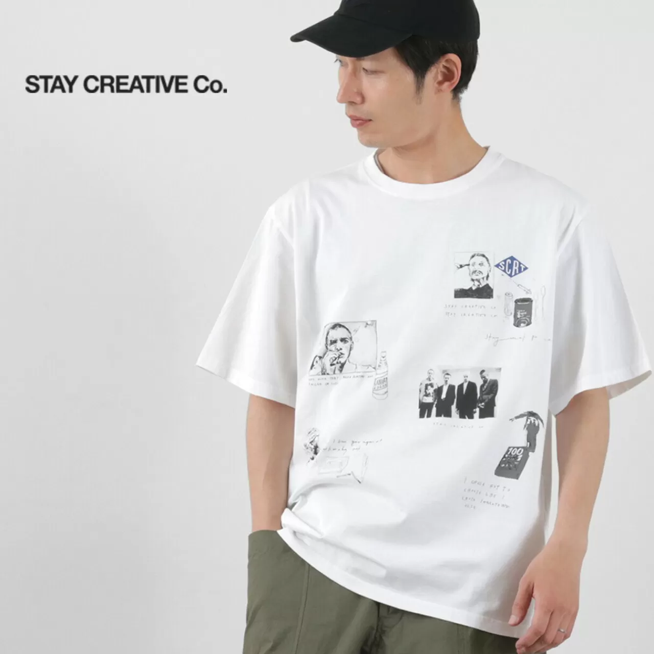 STAY CREATIVE Co. Short Sleeves>Trainspotting Short Sleeve T-Shirt White