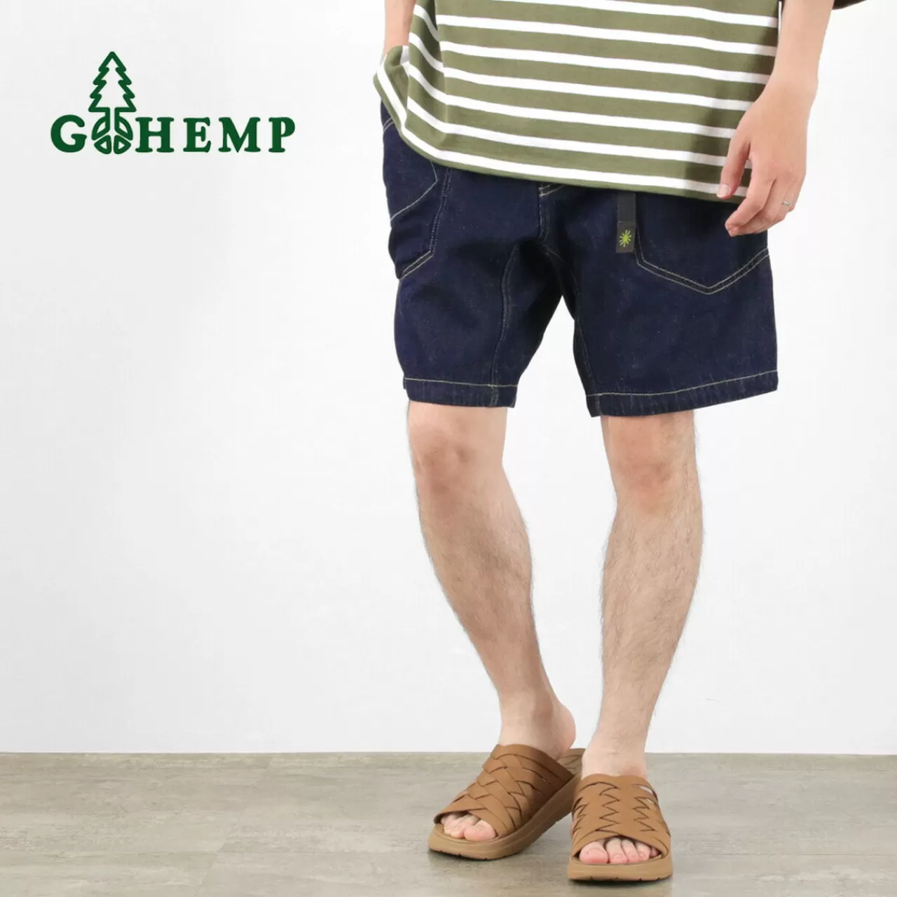 GOHEMP Shorts>Traveler Easy Shorts Onewash