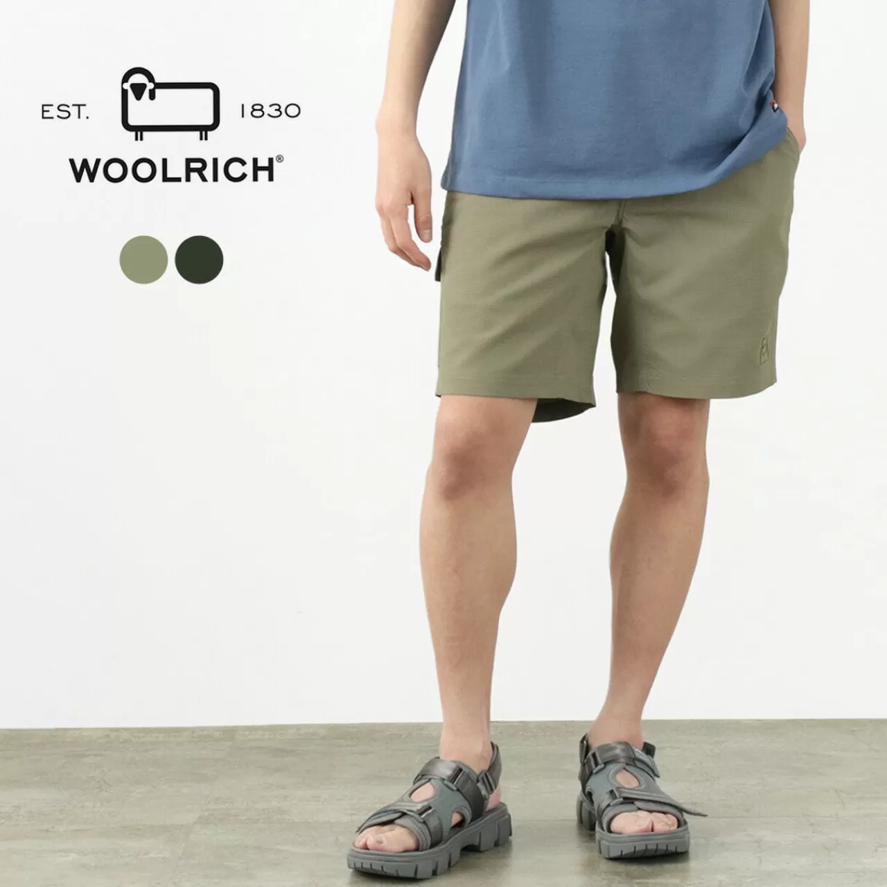 WOOLRICH Shorts>Trek Cool Mesh Shorts