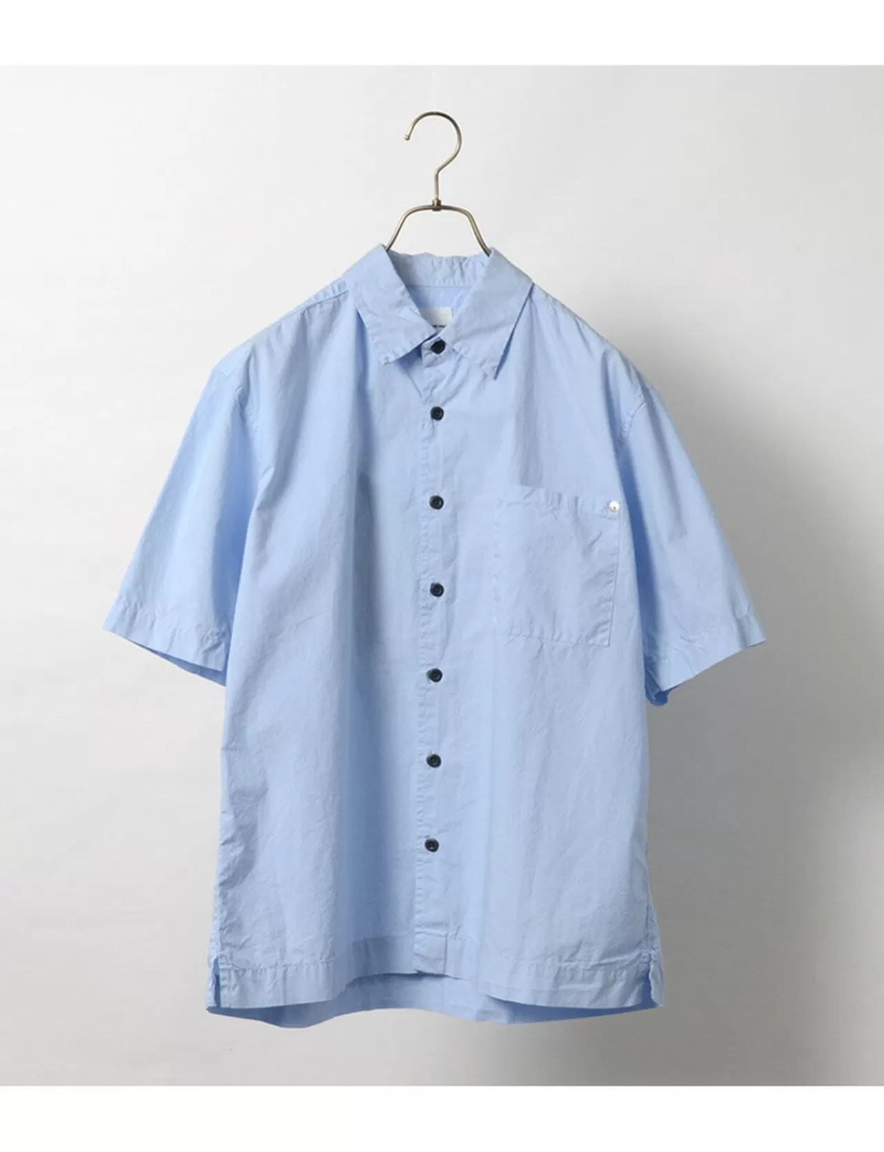 SAGE DE CRET Short Sleeves>Typewriter Ss Box Shirt
