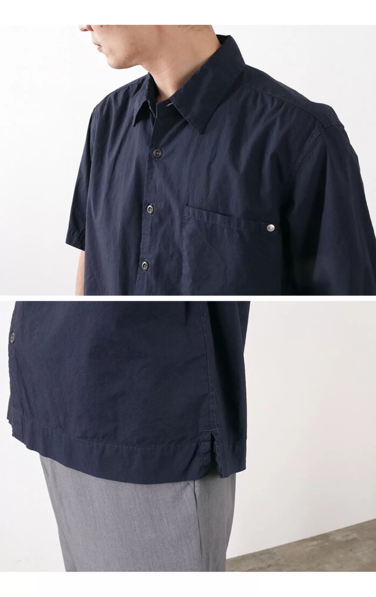 SAGE DE CRET Short Sleeves>Typewriter Ss Box Shirt