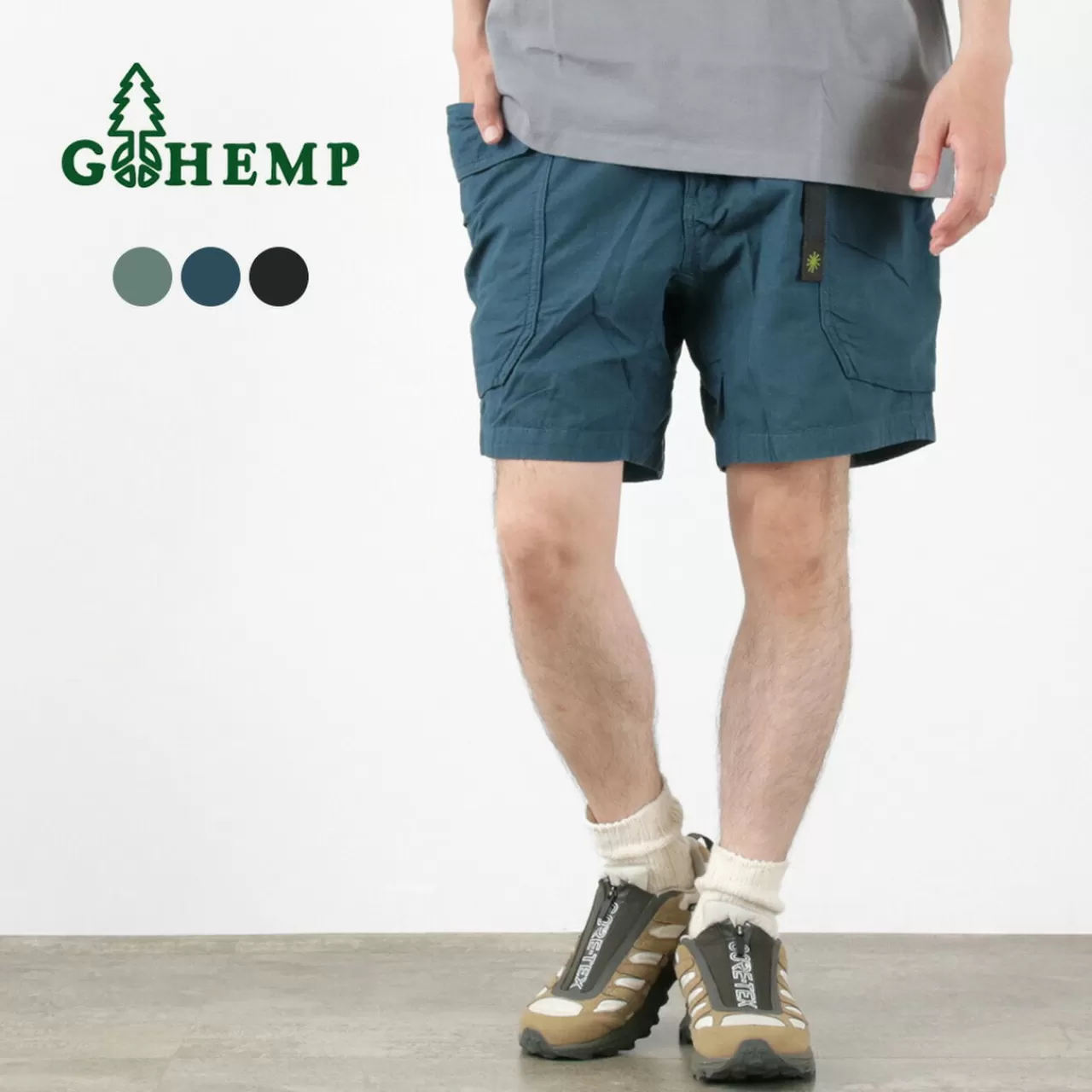 GOHEMP Shorts>Ultimate Shorts Hemp Cotton Recycled Polyester Weather Cloth