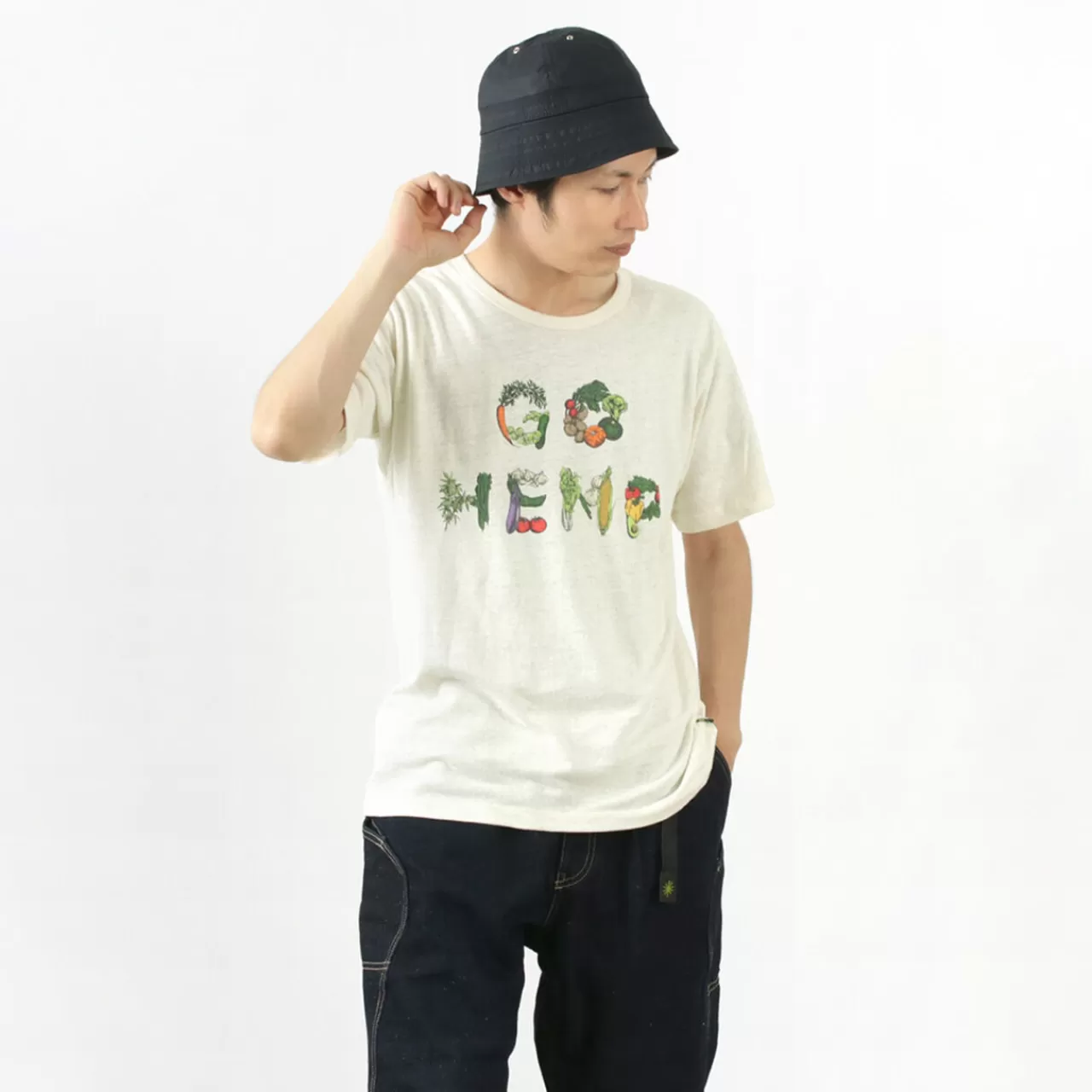 GOHEMP Short Sleeves>Vege ＆ Herb Logo Basic S/Sl Tee