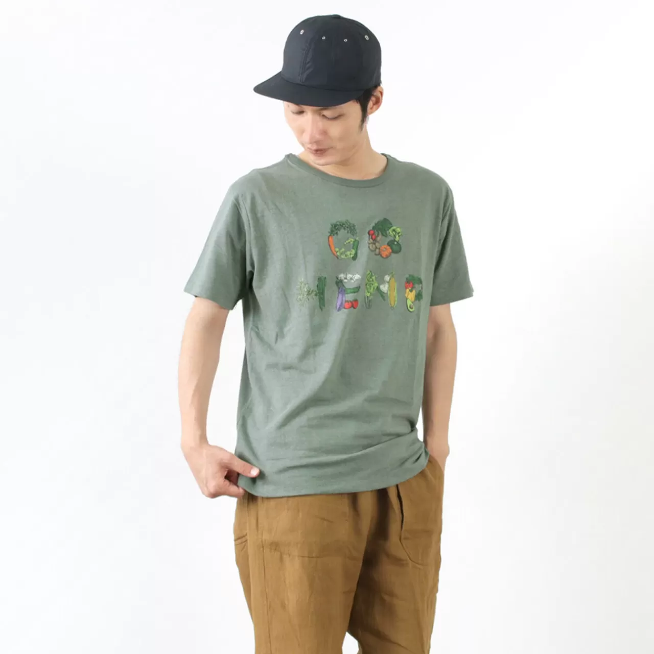 GOHEMP Short Sleeves>Vege ＆ Herb Logo Basic S/Sl Tee