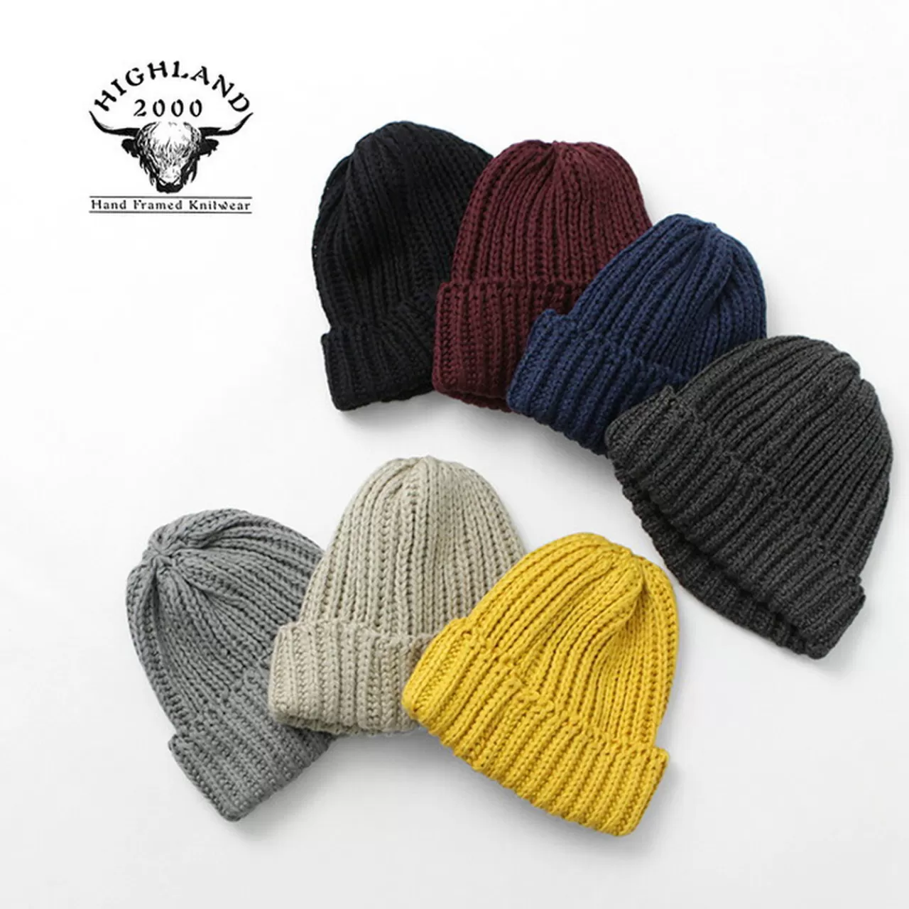 HIGHLAND 2000 Hats>Very Short Heavyweight Cotton Knitted Cap