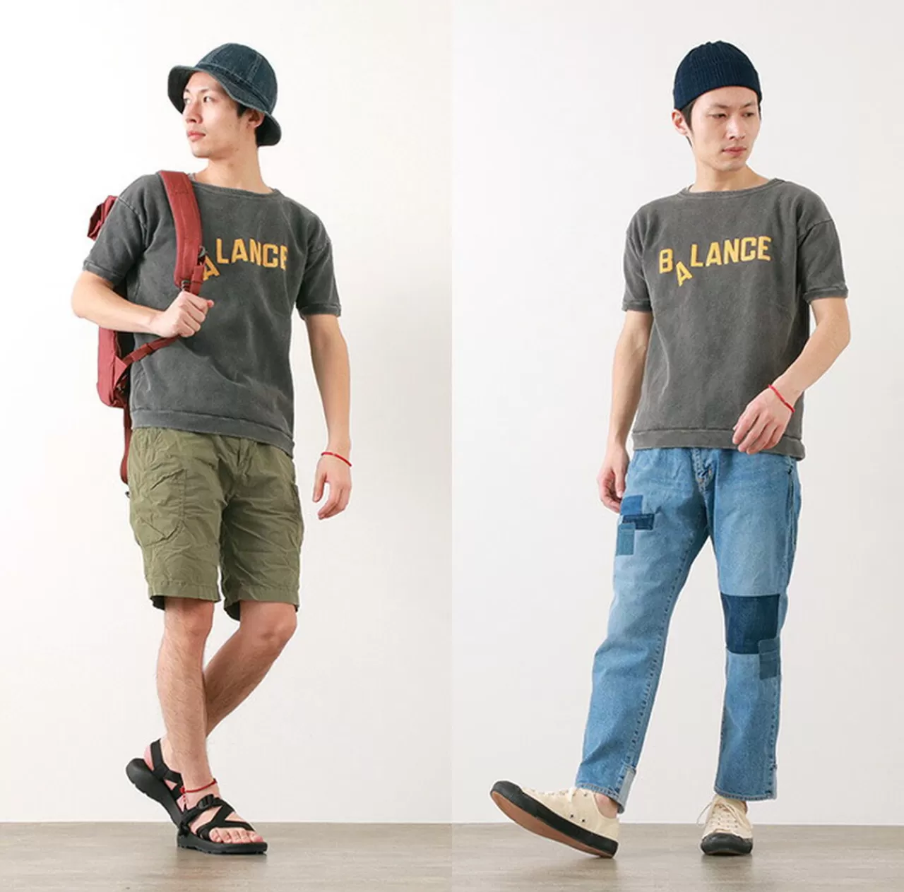 MIXTA Short Sleeves>Vintage Short-Sleeved Printed Sweatshirt (Valance) Vintageblack