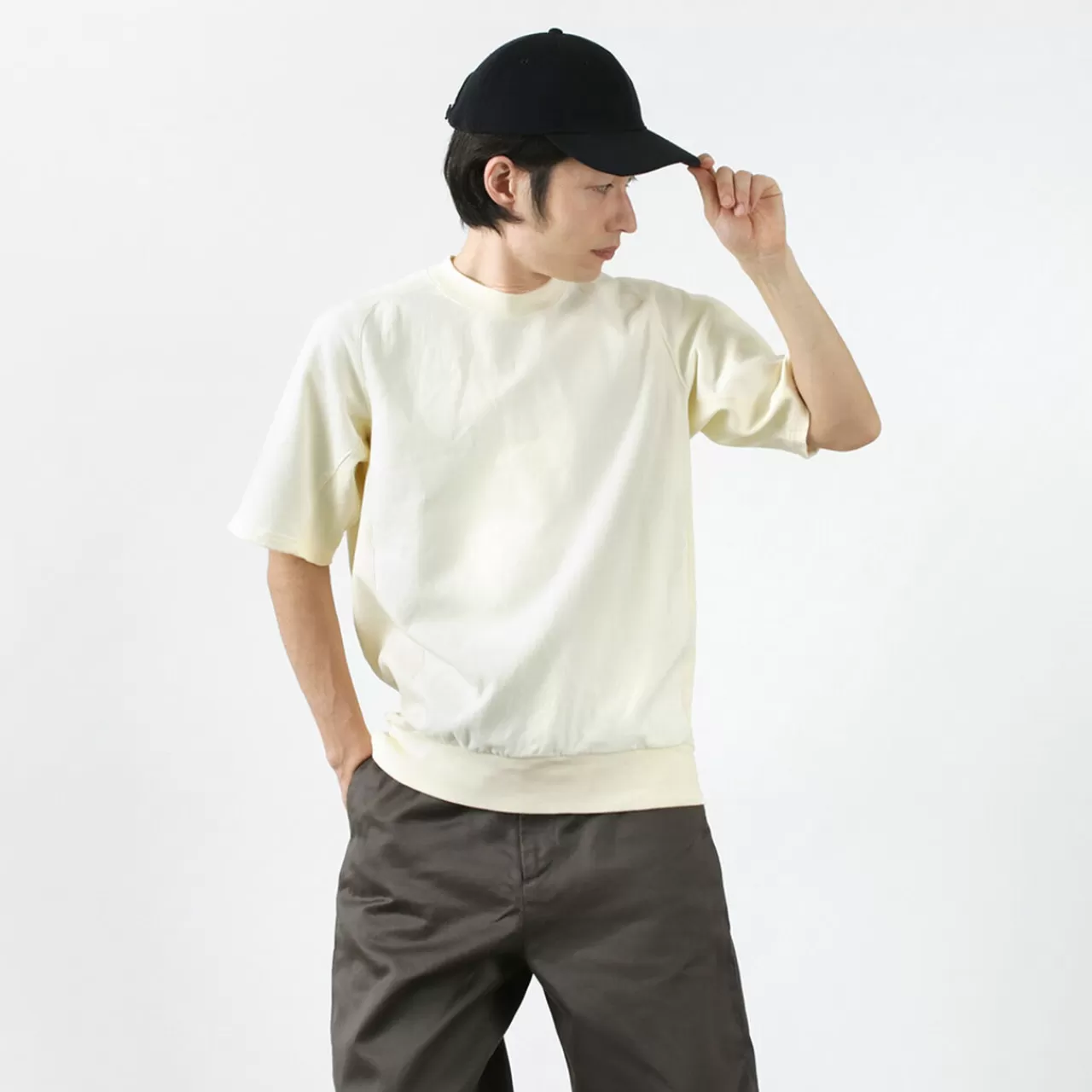 FLISTFIA Short Sleeves>Vintage Side Rib S/S Sweat