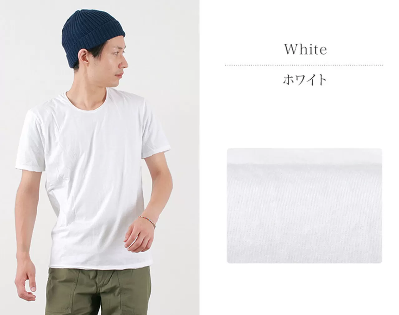 PHADUA Short Sleeves>Vintage Washed Crew Neck T-Shirt