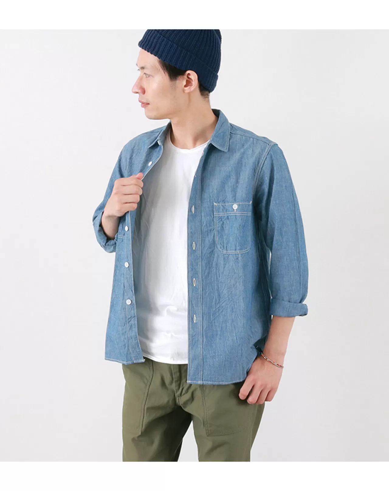 PHADUA Short Sleeves>Vintage Washed Crew Neck T-Shirt