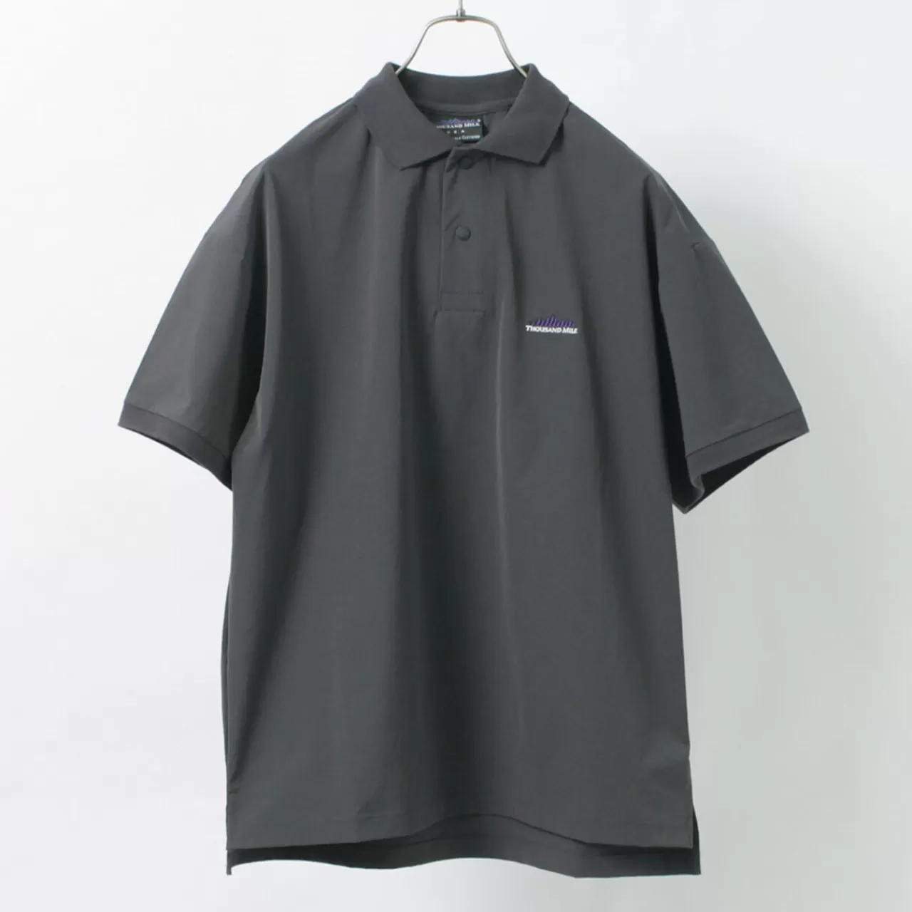 THOUSAND MILE Short Sleeves>Water Repellent Stretch Polo Shirt