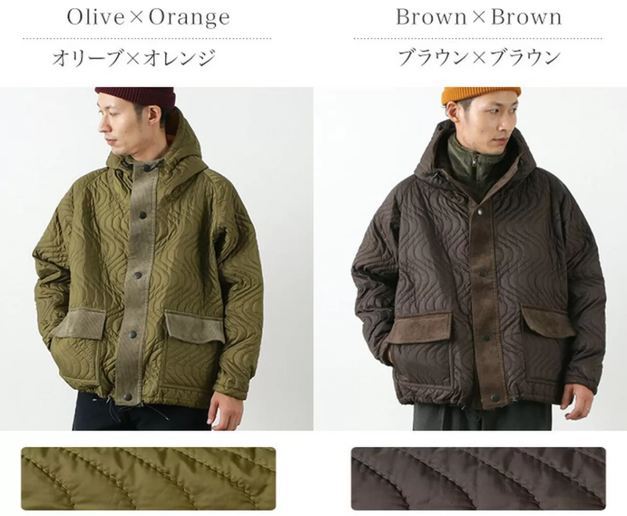 MELPLE Jackets>Waves Quilted Fishing Hoodie