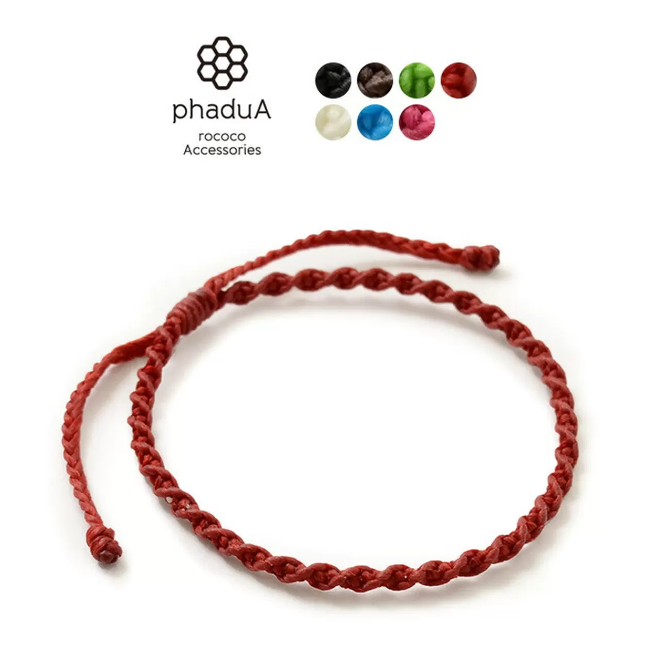 PHADUA Anklets>Wax Cord Anklet