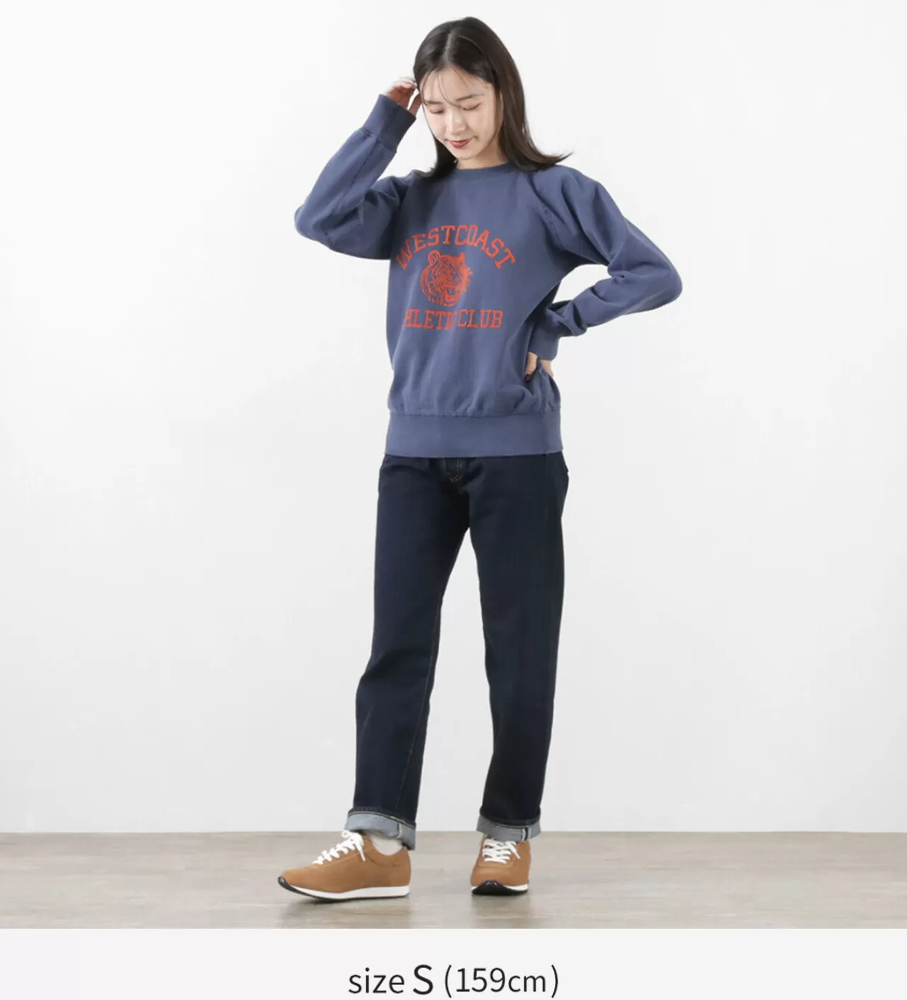 MIXTA Long Sleeves>West Coast Athletic Club Raglan Sleeve Crew Neck Sweat Sweatshirt