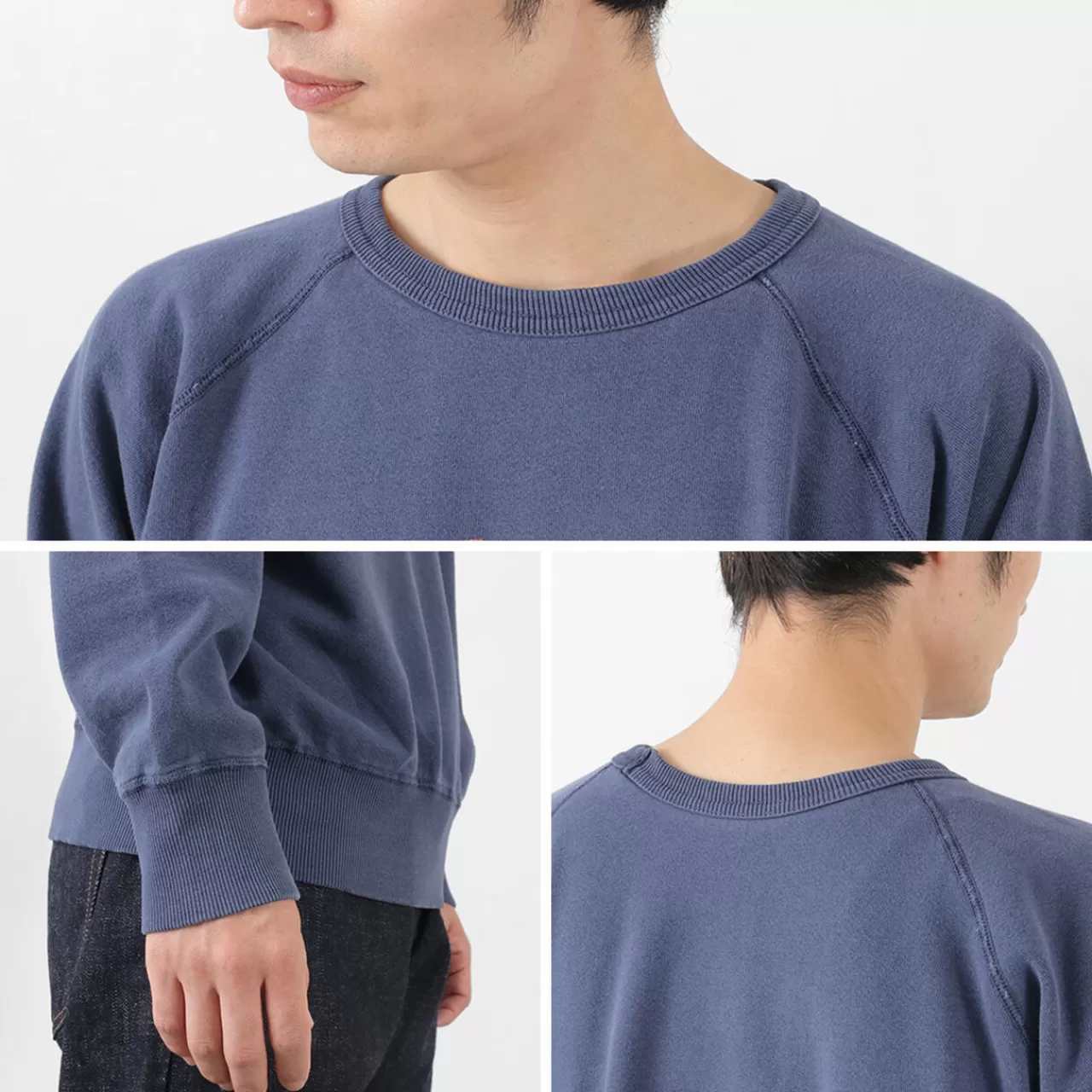 MIXTA Long Sleeves>West Coast Athletic Club Raglan Sleeve Crew Neck Sweat Sweatshirt