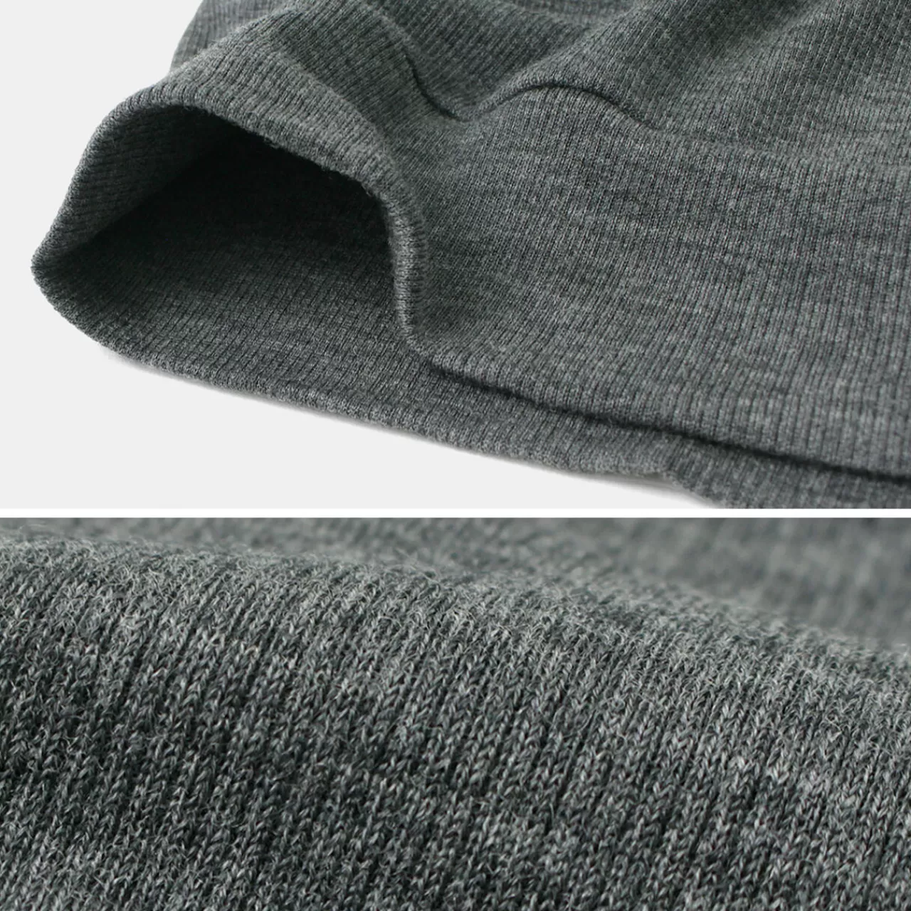 RE MADE IN TOKYO JAPAN Long Sleeves>Wool Rib Knit Rib Turtleneck Raglan Sleeve High Neck Sweater